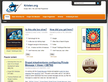 Tablet Screenshot of kristen.org